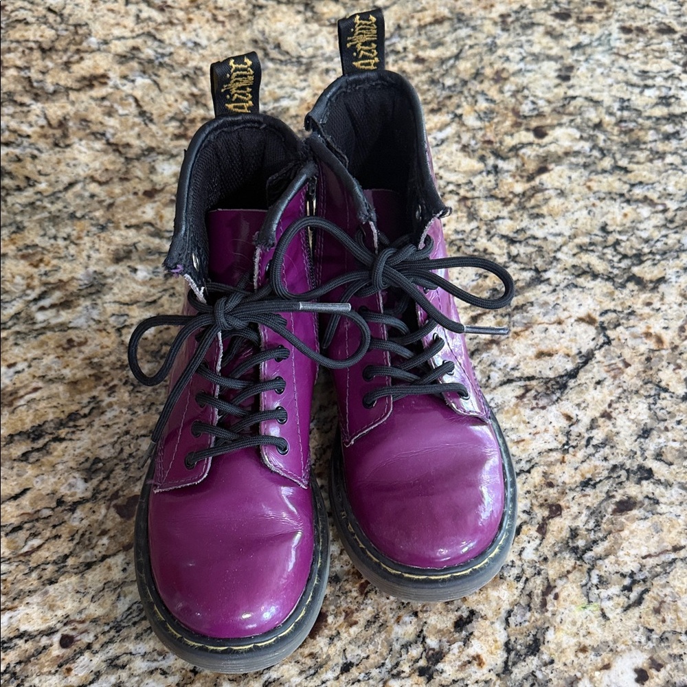 Kids Purple Dr. Martens